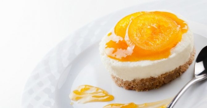Mousse πορτοκάλι με σοκολατένιο μπισκότο