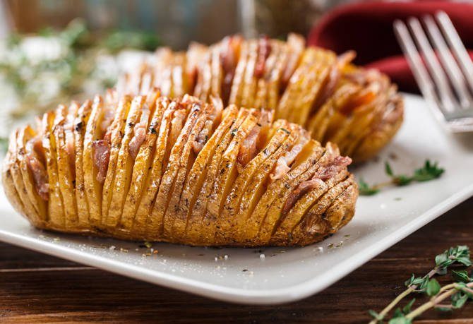 Πατάτες hasselback